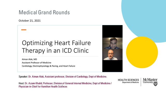 Medical Grand Rounds, October 21, 2021